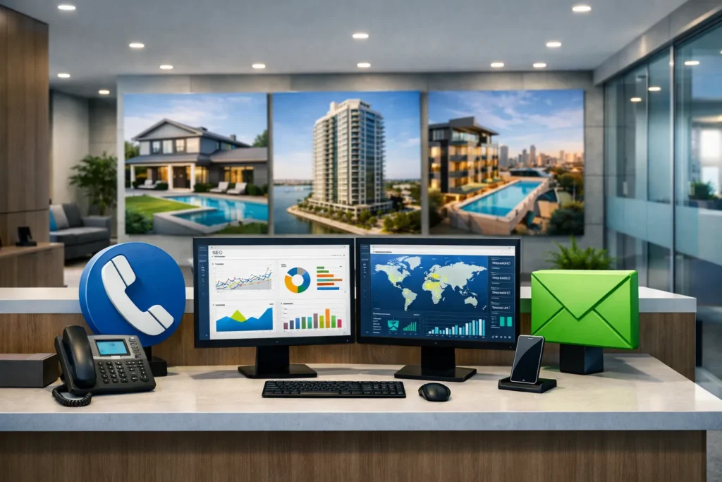 get in touch with real estate SEO experts Pakistan