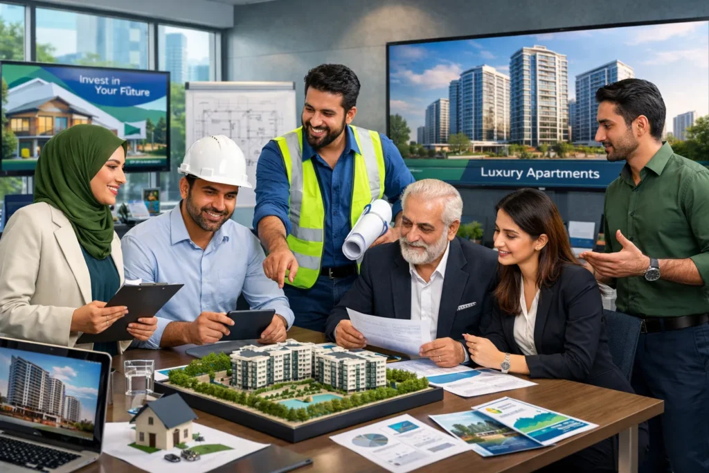 real estate agents developers and projects SEO Pakistan