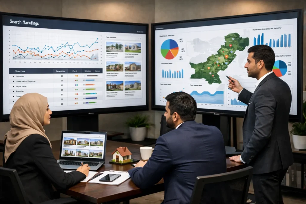real estate SEO experts Pakistan for property websites