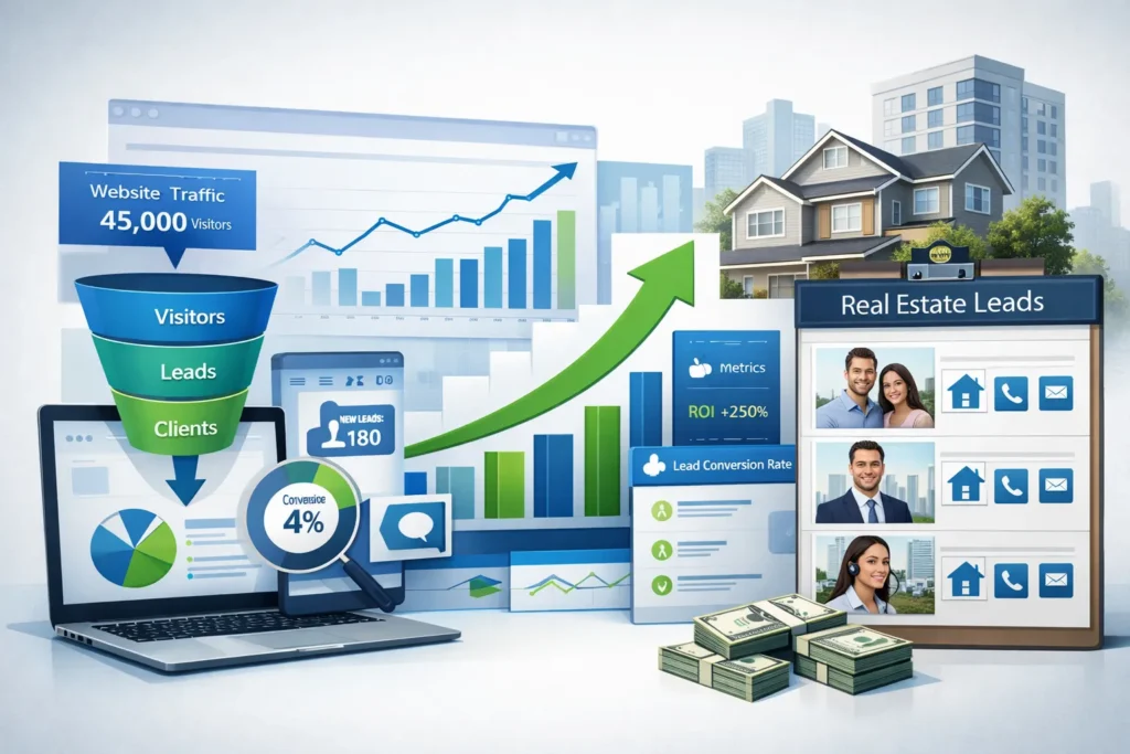 real estate SEO results Pakistan generating qualified property leads