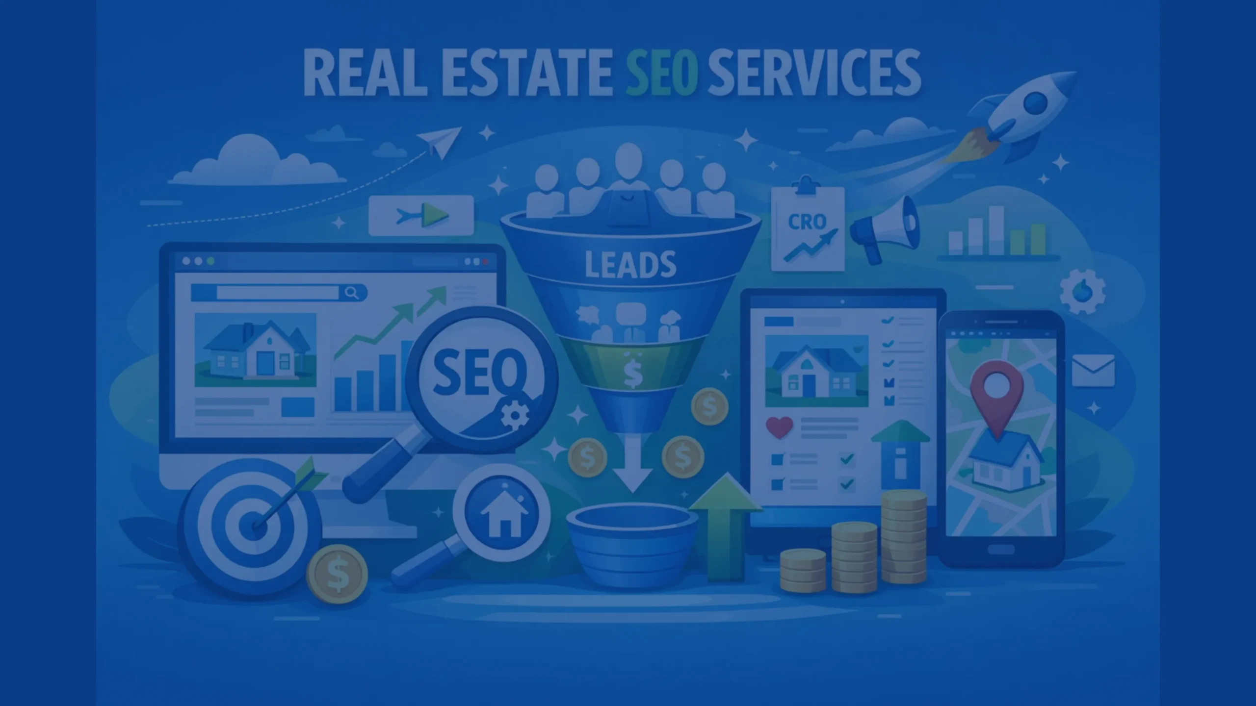 Real estate SEO services including local SEO and lead generation