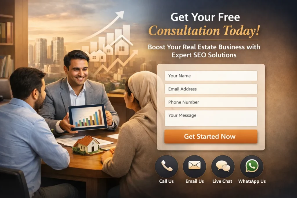 Grow your real estate business in Pakistan with SEO