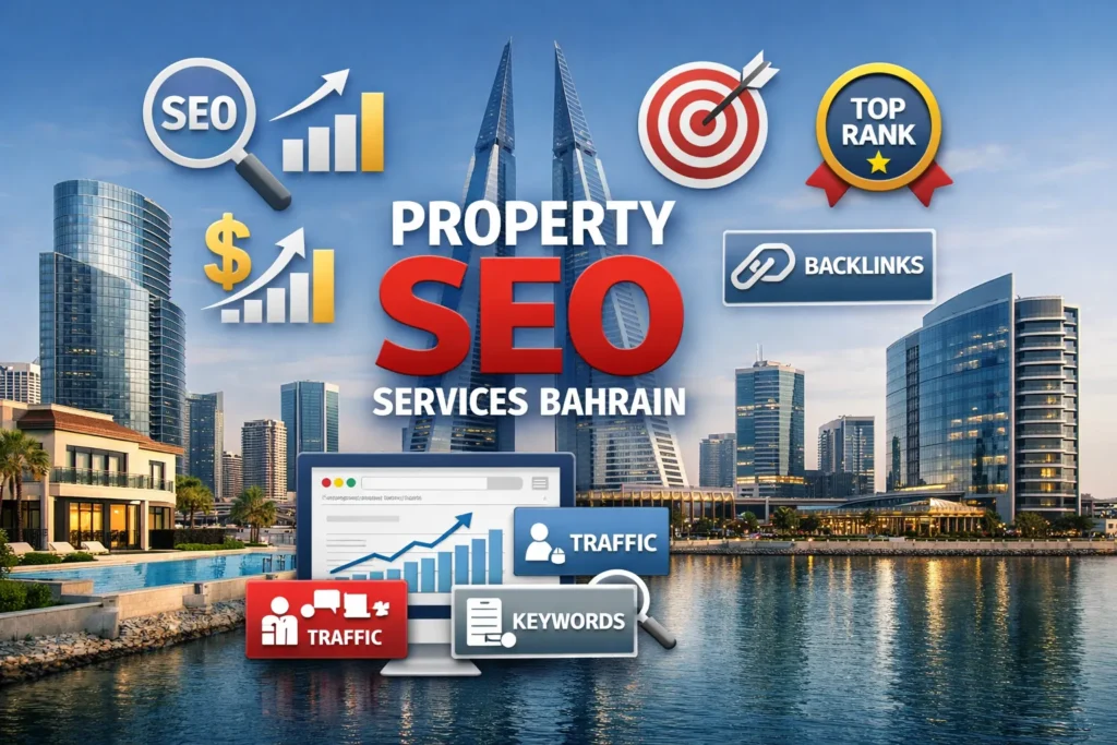 Property SEO optimization services for Bahrain real estate