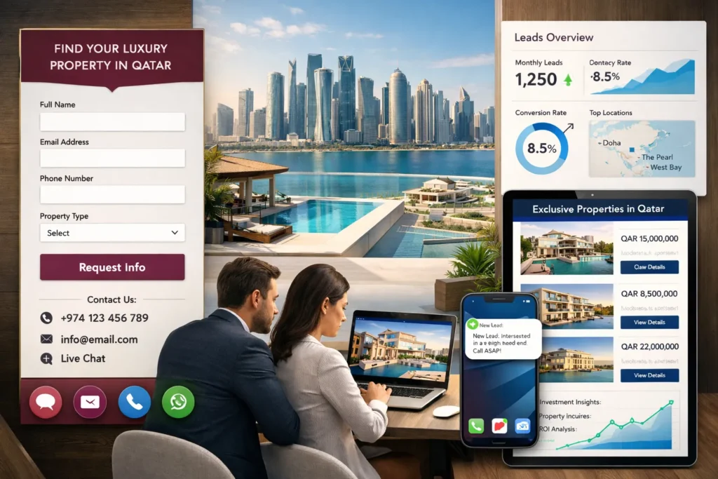 Lead generation services for Qatar real estate properties