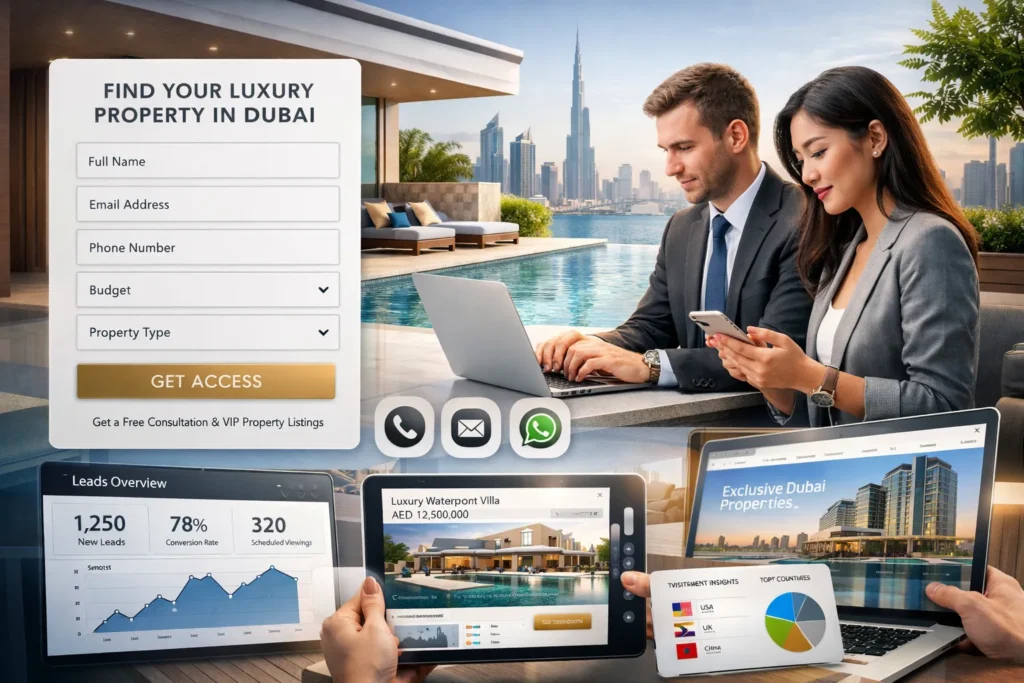 Lead generation for real estate businesses in UAE using SEO