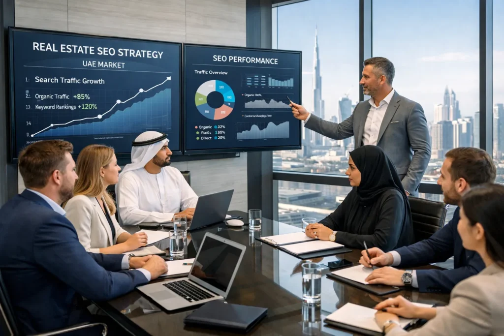 SEO for real estate companies in UAE to attract investors